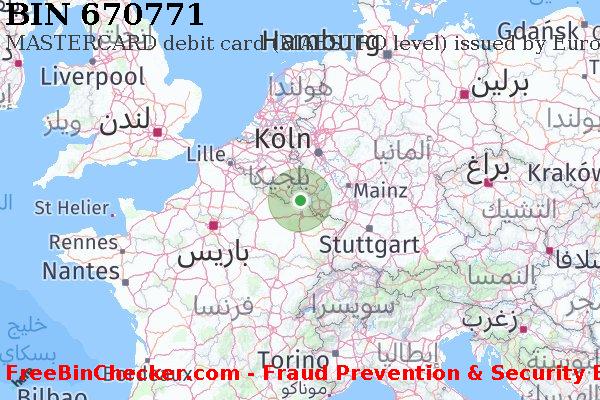 670771 MASTERCARD debit Luxembourg LU قائمة BIN