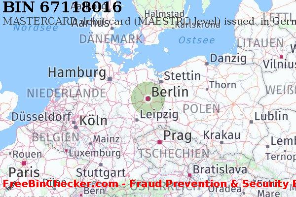 67118016 MASTERCARD debit Germany DE BIN-Liste