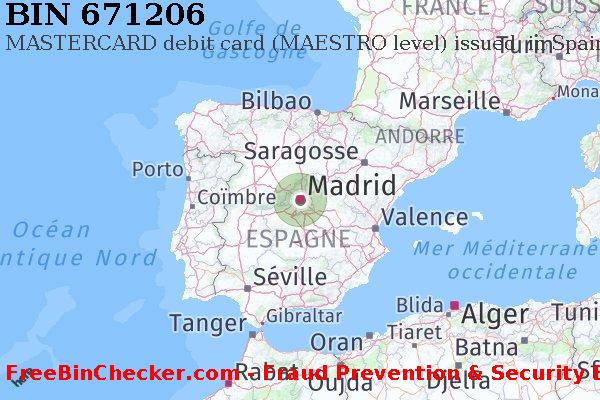 671206 MASTERCARD debit Spain ES BIN Liste 