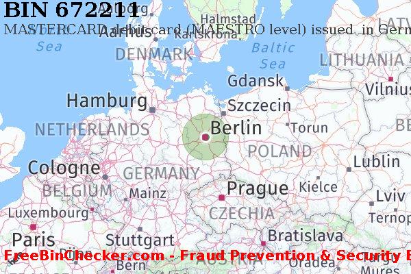 672211 MASTERCARD debit Germany DE BIN List