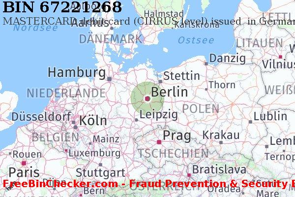 67221268 MASTERCARD debit Germany DE BIN-Liste