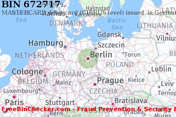 672717 MASTERCARD debit Germany DE BIN List