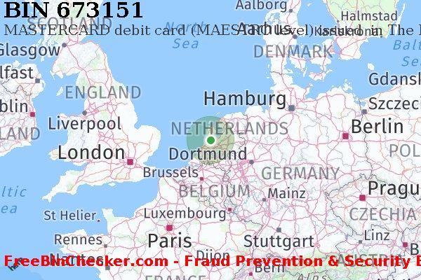 673151 MASTERCARD debit The Netherlands NL বিন তালিকা