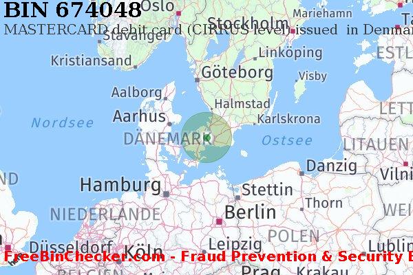 674048 MASTERCARD debit Denmark DK BIN-Liste