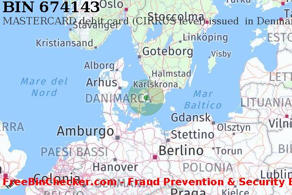 674143 MASTERCARD debit Denmark DK Lista BIN