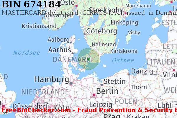 674184 MASTERCARD debit Denmark DK BIN-Liste