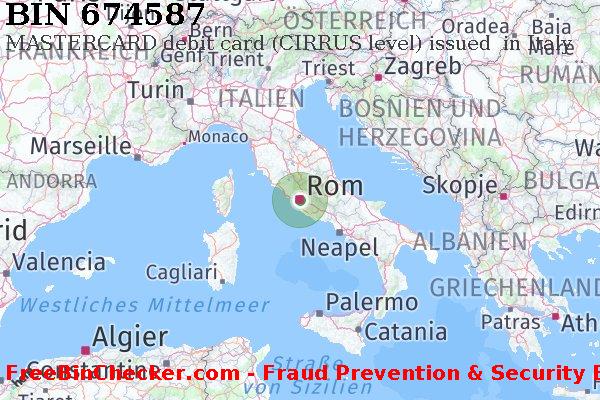 674587 MASTERCARD debit Italy IT BIN-Liste