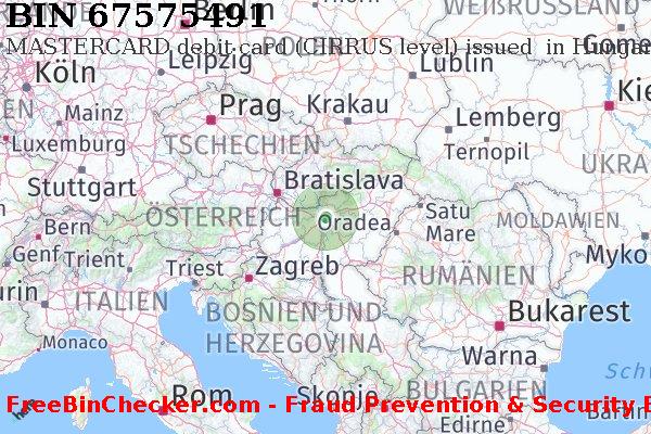 67575491 MASTERCARD debit Hungary HU BIN-Liste