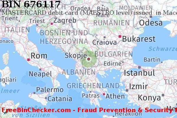 676117 MASTERCARD debit Macedonia MK BIN-Liste