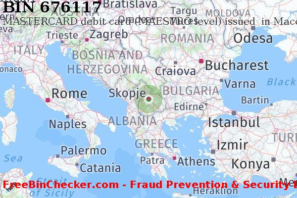 676117 MASTERCARD debit Macedonia MK BIN Danh sách
