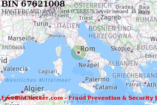 67621008 MASTERCARD debit Italy IT BIN-Liste