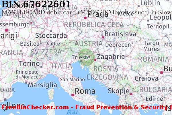 67622601 MASTERCARD debit Slovenia SI Lista BIN