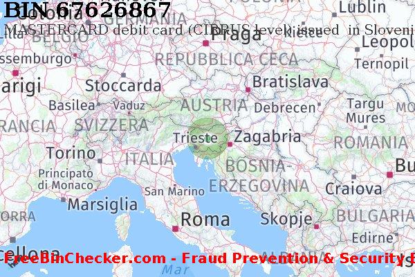 67626867 MASTERCARD debit Slovenia SI Lista BIN