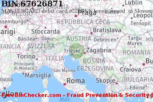 67626871 MASTERCARD debit Slovenia SI Lista BIN