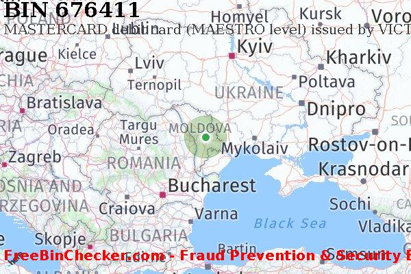 676411 MASTERCARD debit Moldova MD BIN List