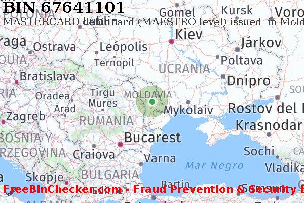 67641101 MASTERCARD debit Moldova MD Lista de BIN
