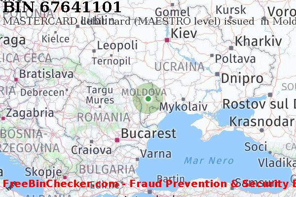 67641101 MASTERCARD debit Moldova MD Lista BIN