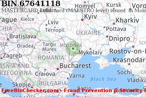 67641118 MASTERCARD debit Moldova MD BIN List