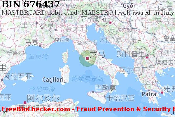 676437 MASTERCARD debit Italy IT BIN列表