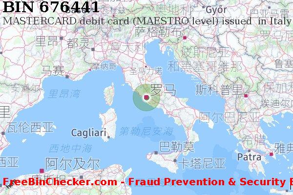 676441 MASTERCARD debit Italy IT BIN列表