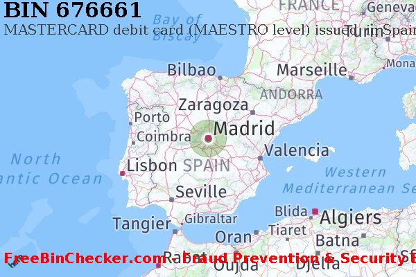676661 MASTERCARD debit Spain ES बिन सूची