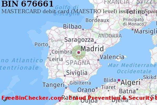 676661 MASTERCARD debit Spain ES Lista BIN