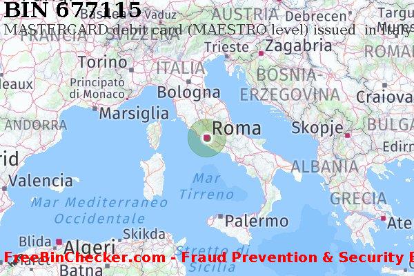 677115 MASTERCARD debit Italy IT Lista BIN