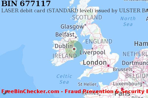 677117 LASER debit Ireland IE BIN List