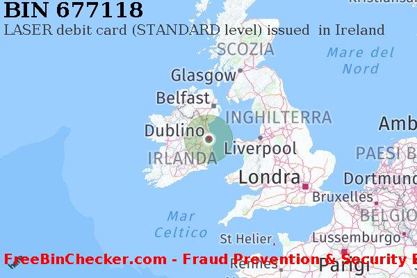677118 LASER debit Ireland IE Lista BIN