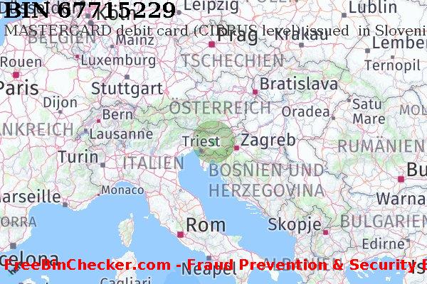 67715229 MASTERCARD debit Slovenia SI BIN-Liste