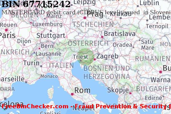 67715242 MASTERCARD debit Slovenia SI BIN-Liste