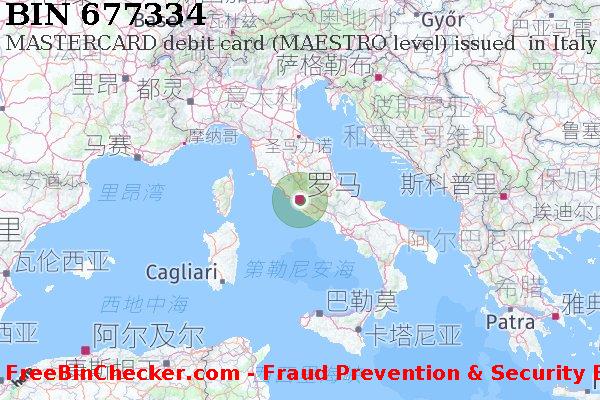 677334 MASTERCARD debit Italy IT BIN列表