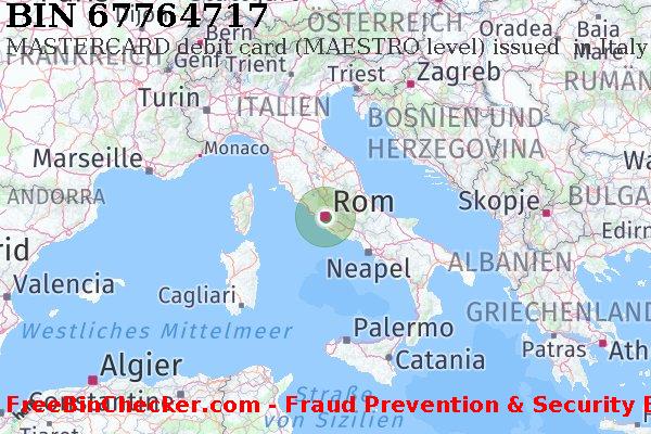 67764717 MASTERCARD debit Italy IT BIN-Liste