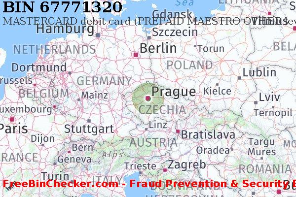 67771320 MASTERCARD debit Czech Republic CZ BIN List