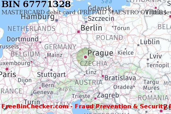 67771328 MASTERCARD debit Czech Republic CZ BIN 목록