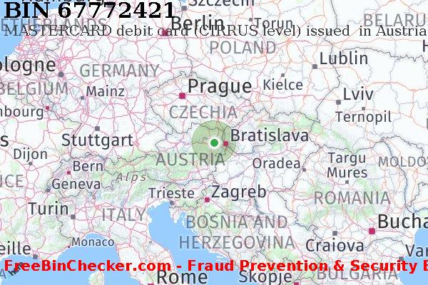 67772421 MASTERCARD debit Austria AT BIN List