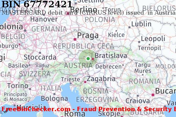 67772421 MASTERCARD debit Austria AT Lista BIN