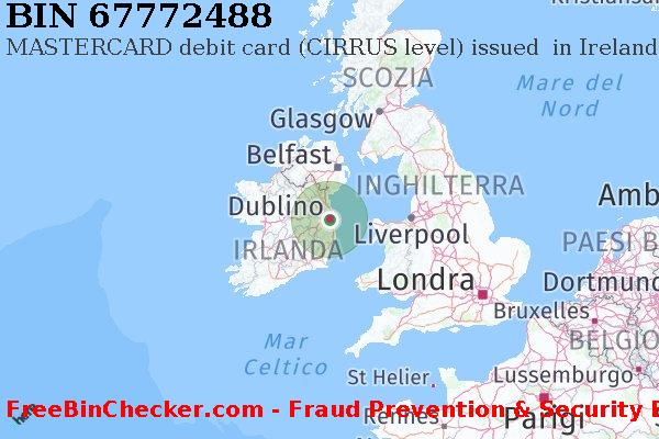67772488 MASTERCARD debit Ireland IE Lista BIN