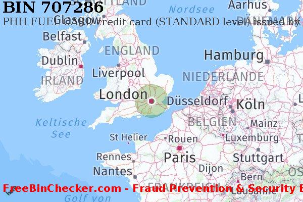 707286 PHH FUEL CARD credit United Kingdom GB BIN-Liste