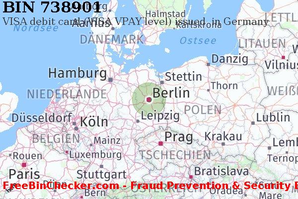 738901 VISA debit Germany DE BIN-Liste