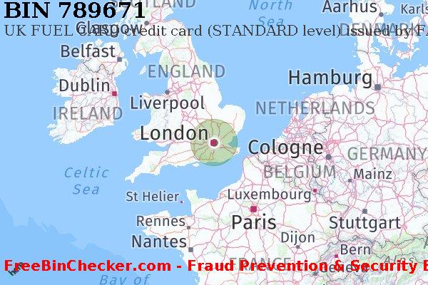789671 UK FUEL CARD credit United Kingdom GB BIN List