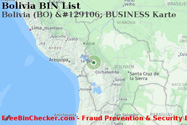 Bolivia Bolivia+%28BO%29+%26%23129106%3B+BUSINESS+Karte BIN-Liste