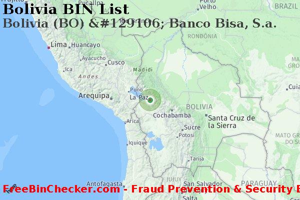 Bolivia Bolivia+%28BO%29+%26%23129106%3B+Banco+Bisa%2C+S.a. BIN Lijst