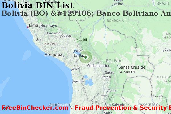 Bolivia Bolivia+%28BO%29+%26%23129106%3B+Banco+Boliviano+Americano BIN List