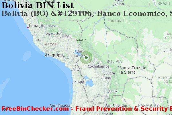 Bolivia Bolivia+%28BO%29+%26%23129106%3B+Banco+Economico%2C+S.a. BIN Lijst