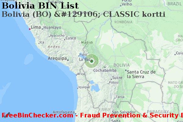 Bolivia Bolivia+%28BO%29+%26%23129106%3B+CLASSIC+kortti BIN List
