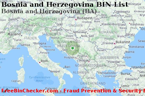 Bosnia and Herzegovina Bosnia+and+Herzegovina+%28BA%29 BIN-Liste