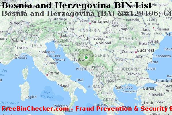Bosnia and Herzegovina Bosnia+and+Herzegovina+%28BA%29+%26%23129106%3B+Cimb Lista BIN