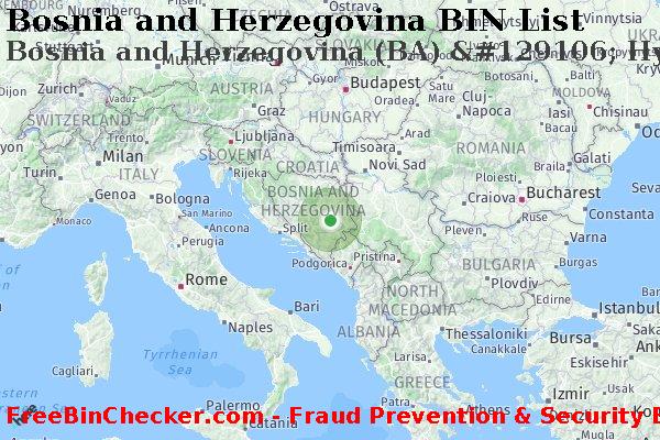 Bosnia and Herzegovina Bosnia+and+Herzegovina+%28BA%29+%26%23129106%3B+Hypo+Alpe-adria-bank+D.d. BIN 목록