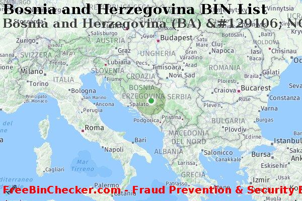 Bosnia and Herzegovina Bosnia+and+Herzegovina+%28BA%29+%26%23129106%3B+NOVA+BANJALUCKA+BANKA+A.D. Lista BIN